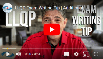 Featured image for “LLQP Exam Writing Tip”